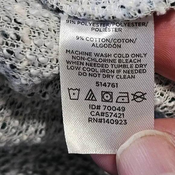 LOFT Outlet Women Sweater Size X-Large Grey Speckled Office Preppy Corporate - Picture 5 of 7